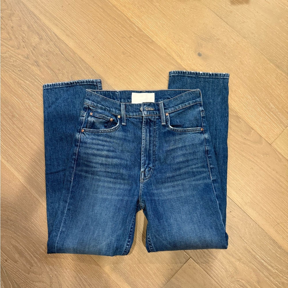 MOTHER high waisted ankle jean